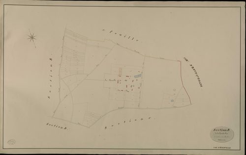 Etreville. Section B _ de la Grande Rue _ 2e et dernière Feuille