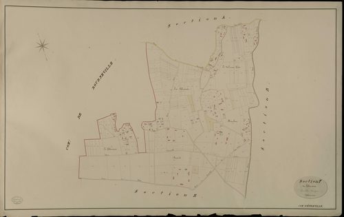 Etreville. Section F _ du Goharaux _ Feuille Unique