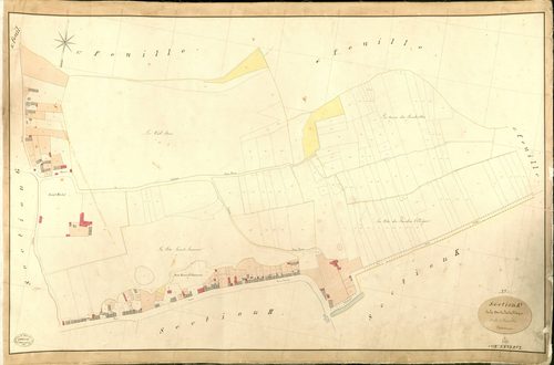 Evreux. Section A _ de la Côte du Jardin l'Evêque _ 3e de 5 Feuilles