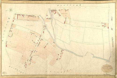 Evreux. Section B _ d'Argence et du Pré du Manoir _ 1re de 3 Feuilles