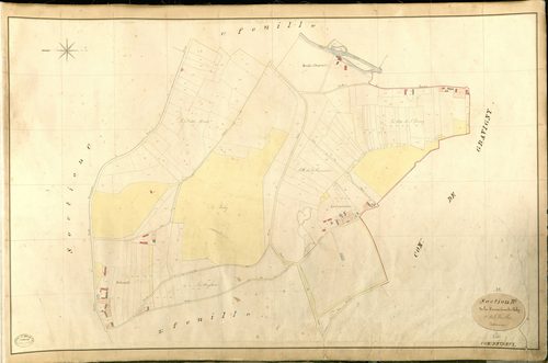 Evreux. Section B _ de la Censurière et du Bohy _ 2e de 3 Feuilles