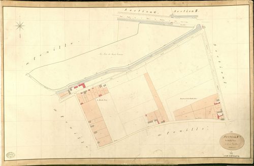Evreux. Section E _ du Moulin Vieux _ 13e de 14 Feuilles