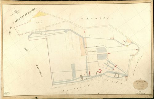 Evreux. Section F _ du Domaine de Navarre _ 3e de 5 Feuilles
