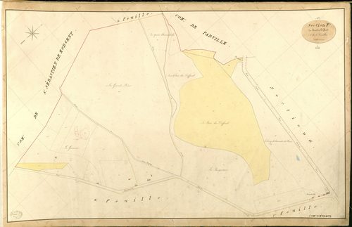 Evreux. Section F _ du Bois du Deffend _ 4e de 5 Feuilles