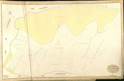 Evreux. Section G _ de la Carrière Notre Dame et du Valême _ 1re de 4 Feuilles