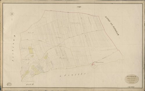 Ezy-sur-Eure. Section A _ de St Germain _ 1re de 2 Feuilles
