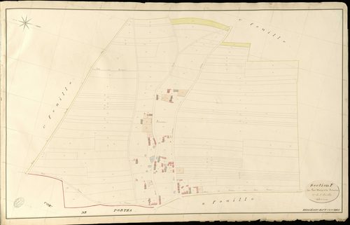 Ferrières-Haut-Clocher. Section F _ des Bois Morin et de Frémont _ 2e de 3 Feuilles