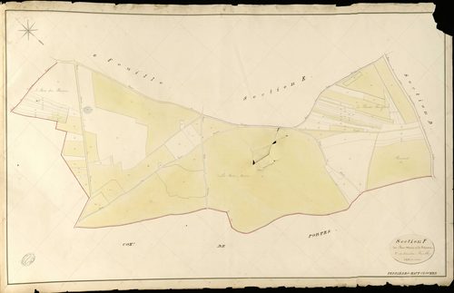 Ferrières-Haut-Clocher. Section F _ des Bois Morin et de Frémont _ 3e et dernière Feuille