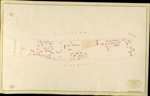 Feuguerolles. Section C _ du Château _ 2e de 3 Feuilles