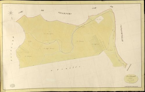 Feuguerolles. Section D _ du hamel _ 1re de 3 Feuilles
