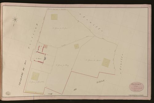 Fleury-la-Forêt. Section C _ de l'Eglise _ 3e et dernière Feuille