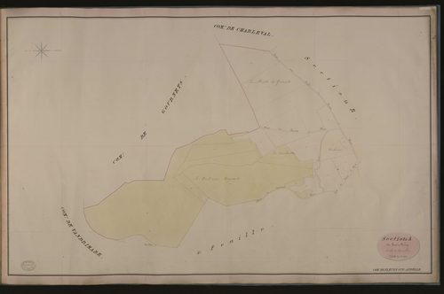 Fleury-sur-Andelle. Section A _ du Bois du Perrey _ 1re de 2 Feuilles