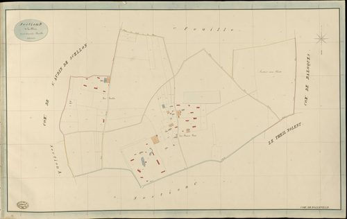Folleville. Section B _ de la Blarre _ 2e et dernière Feuille