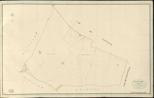 Fontaine-la-Louvet. Section F _ des Forgettes _ 1re de 2 Feuilles