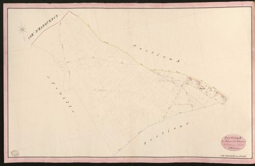 Forêt-la-Folie. Section D _ de Lébécourt et des Botteaux _ 2e et dernière Feuille
