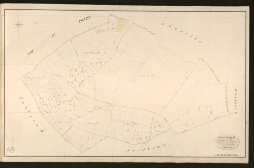 Fort-Moville. Section B _ du Clos du Fort _ 1re de 2 Feuilles