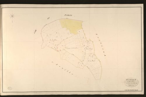 Fort-Moville. Section B _ du Clos du Fort _ 2e et dernière Feuille
