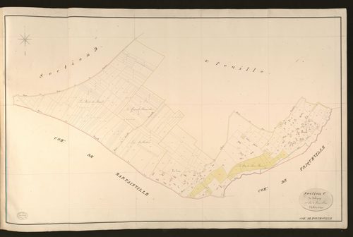 Fort-Moville. Section C _ de Caligny _ 1re de 2 Feuilles