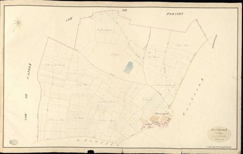 Foucrainville. Section B _ du Village _ 1re de 2 Feuilles