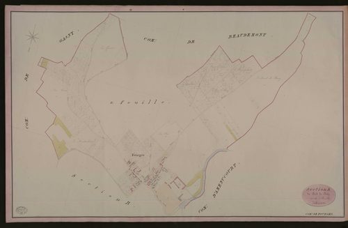 Fourges. Section A _ du Fond de Bray _ 1re de 2 Feuilles