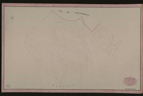 Fourges. Section A _ du fond de bray _ 2e et dernière Feuille