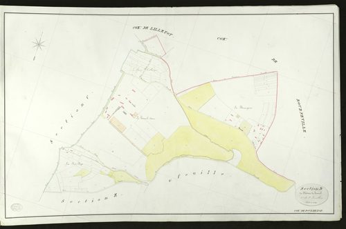 Fourmetot. Section D _ de Château du hamel _ 1re de 2 Feuilles