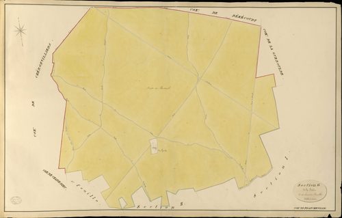 Francheville. Section G _ de la Forêt _ 2e et dernière Feuille