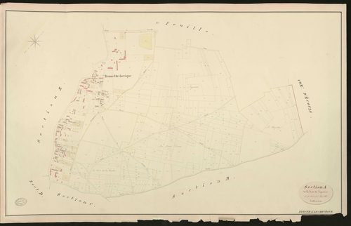 Fresne-l'Archevêque. Section A _ de la Sente de Lignières _ 2e et dernière Feuille