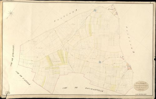 Fresney. Section C _ des grands Genêts et de la Marette _ Feuille Unique