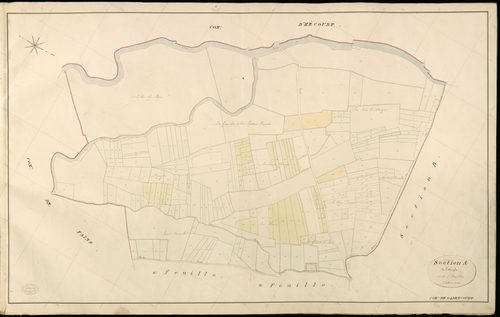 Gadencourt. Section A _ de l'Angle _ 1re de 3 Feuilles