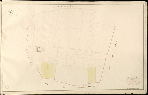Gadencourt. Section B _ de l'Eglise _ 4e de 6 Feuilles