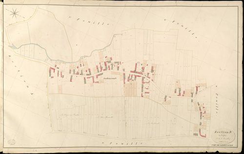Gadencourt. Section B _ de l'Eglise _ 5e de 6 Feuilles