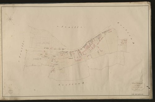 Gaillon. Section A _ de l'Eglise _ 2e de 3 Feuilles