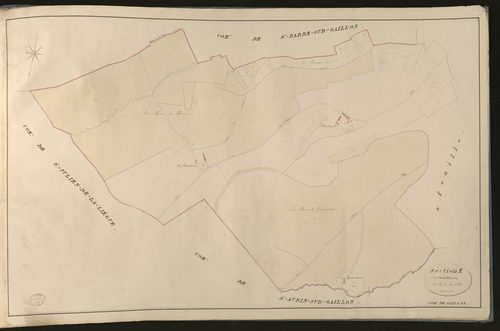 Gaillon. Section E _ du Mont Martin _ 1re de 2 Feuilles