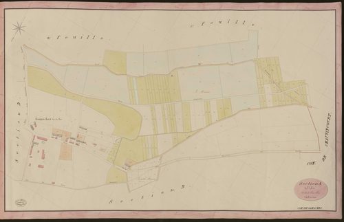 Gamaches-en-Vexin. Section A _ de l'Eglise _ 2e de 3 Feuilles
