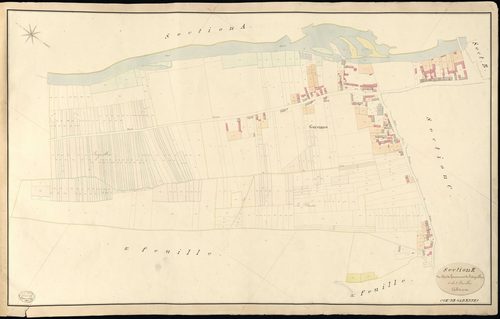 Garennes-sur-Eure. Section E _ du Bois de Garennes et de l'Aiguillon _ 1re de 3 Feuilles