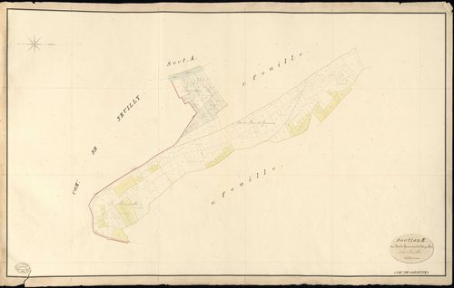 Garennes-sur-Eure. Section E _ du Bois de Garennes et de l'Aiguillon _ 2e de 3 Feuilles