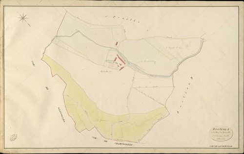Gaudreville-la-Rivière. Section A _ de la Ferme de Gaudreville _ 2e et dernière Feuille