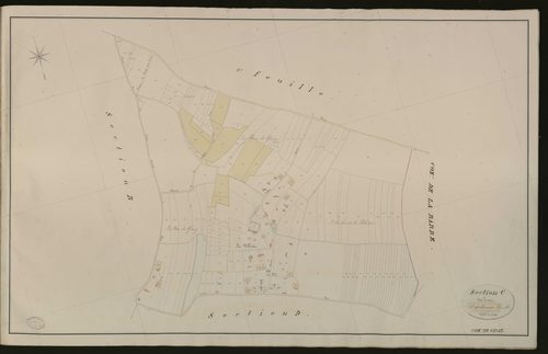 Gisay-la-Coudre. Section C _ des Trez _ 2e et dernière Feuille