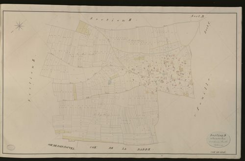 Gisay-la-Coudre. Section D _ du hameau des Rues _ 2e et dernière Feuille
