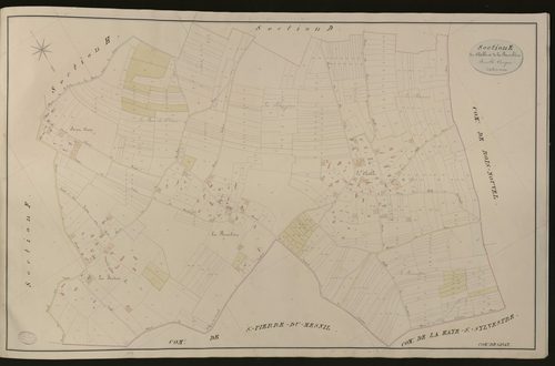 Gisay-la-Coudre. Section E _ du Châble et de la beuvelière _ Feuille Unique