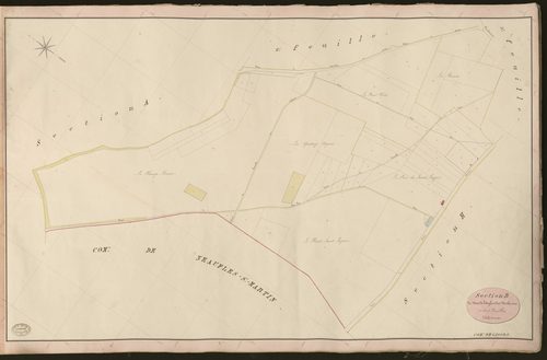 Gisors. Section B _ du Mont de l'Aigle et des Mathurins _ 1re de 3 Feuilles