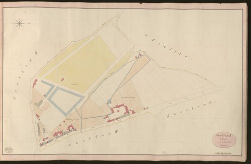 Gisors. Section E _ de Cantiers _ 1re de 3 Feuilles