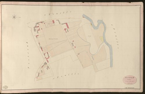 Gisors. Section H _ de Vaux _ 2e de 4 Feuilles