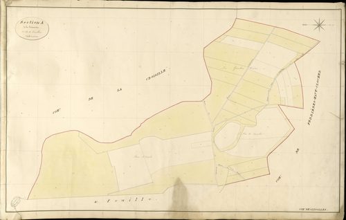 Glisolles. Section A _ de la Brétonnière _ 1re de 4 Feuilles