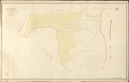 Glisolles. Section A _ de la Brétonnière _ 2e de 4 Feuilles