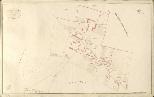 Glisolles. Section A _ de la Brétonnière _ 3e de 4 Feuilles