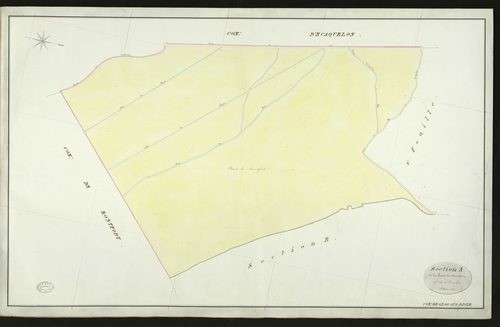 Glos-sur-Risle. Section A _ de la Forêt de Montfort _ 1re de 4 Feuilles