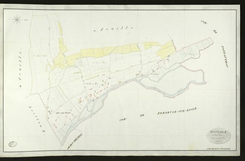 Glos-sur-Risle. Section A _ de la Forêt de Montfort _ 3e de 4 Feuilles