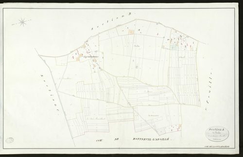 Goulafrière (La). Section A _ de Beaufay _ 2ème et dernière feuille _ Echelle de 1 à 2500